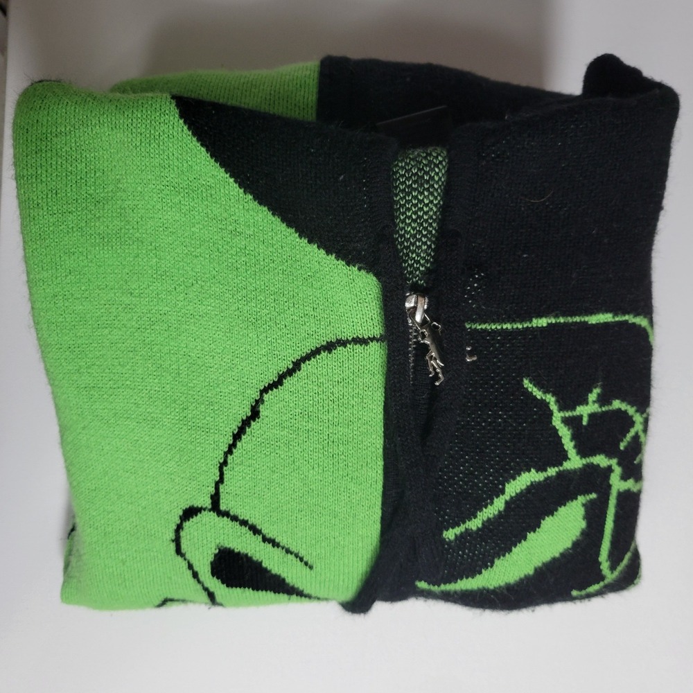 Disney Nightmare Before Xmas Oogie Boogie Hoodie Sweater Her Universe Full Zip - Picture 10 of 10